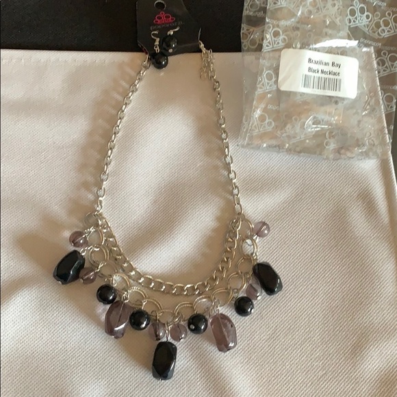 Paparazzi jewelry- black and purple - Picture 1 of 1